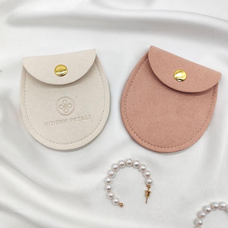 New style arc shaped embossed logo microfiber snap bag - Image 5